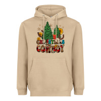 Mushroom christmas cowboy Heavyweight Hoodie - FaDigitalArtStudio