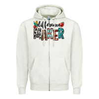 Difference Maker Teacher Zipper Hoodie | Teevron