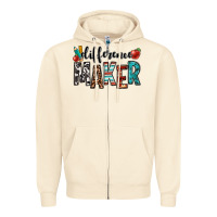 Sandshell difference maker teacher Zipper Hoodie - OliviaCreatesArt
