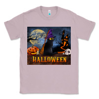 Lilac Black Cat Halloween Classic Tee - LillyAllenDesigns