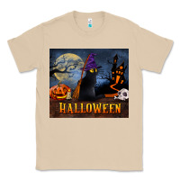 Mushroom Black Cat Halloween Classic Tee - LillyAllenDesigns