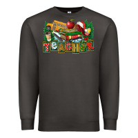 Smoke Christmas Teacher Premium Sweatshirt - FaDigitalArtStudio
