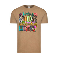 Vintage Coffee feeding kids is a work of heart Vintage Tee - Artiststas