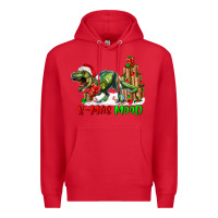 Red T- Rex X-Mas Mood Premium Hoodie - RanaPortraitStore