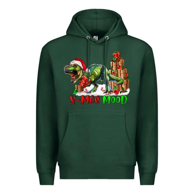 T- Rex X-mas Mood Premium Hoodie by RanaPortraitStore | Teevron