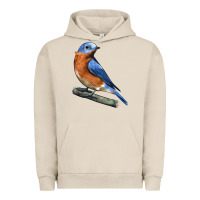 Pigment French Oak Eastern Bluebird Urban Hoodie - LillyAllenDesigns