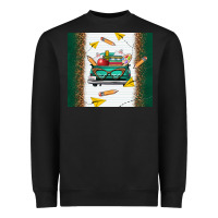 Black back to school truck Heavyweight Sweatshirt - TumblerDesignByShophia