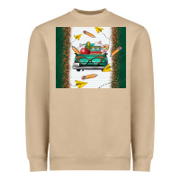 Mushroom back to school truck Heavyweight Sweatshirt - TumblerDesignByShophia