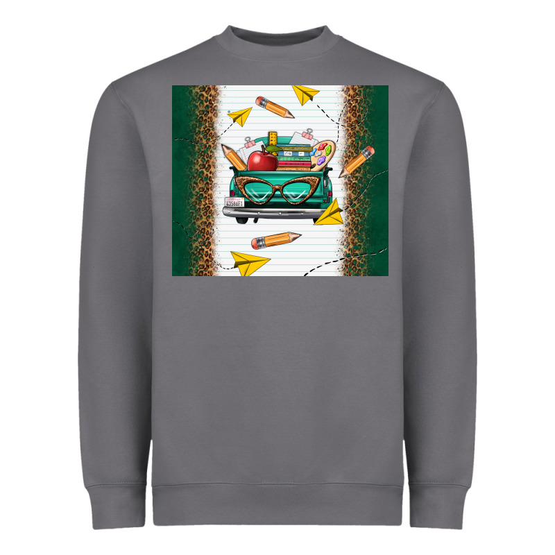 Back To School Truck Heavyweight Sweatshirt by TumblerDesignByShophia | Teevron
