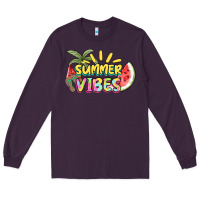 Plum summer vibes Long Sleeve Tee - NancyCooperArtShop