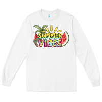 White summer vibes Long Sleeve Tee - NancyCooperArtShop