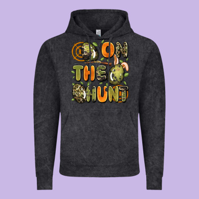On The Hunt Easter Vintage Hoodie Designed By Artiststas