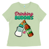 Matcha Drinking Buddies Ladies Tee - Jasminsmagicworld