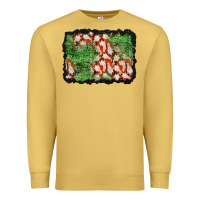 Antique Gold halloween ghost background Premium Sweatshirt - BundleAndBundleShop