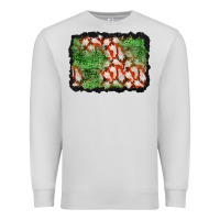 Dove Grey halloween ghost background Premium Sweatshirt - BundleAndBundleShop