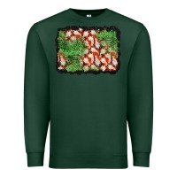 Sports Green halloween ghost background Premium Sweatshirt - BundleAndBundleShop