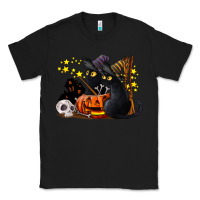 Black halloween black cats Classic Tee - LillyAllenDesigns