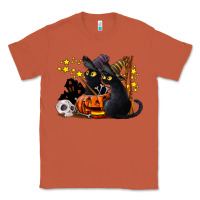 Copper halloween black cats Classic Tee - LillyAllenDesigns