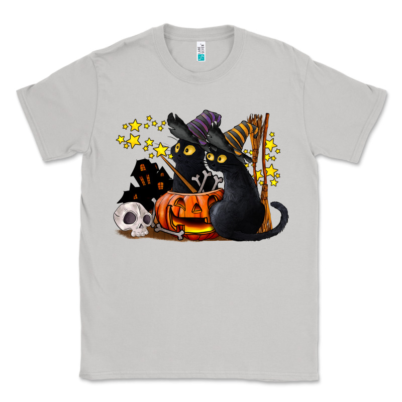 Halloween Black Cats Classic Tee by LillyAllenDesigns | Teevron