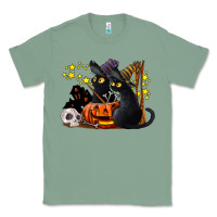 Sage halloween black cats Classic Tee - LillyAllenDesigns