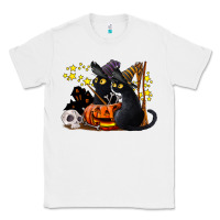 White halloween black cats Classic Tee - LillyAllenDesigns