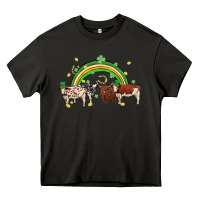 Asphalt cow st patrick days Heavy Core Tee - MaliasSmallBusiness