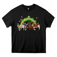 Black cow st patrick days Heavy Core Tee - MaliasSmallBusiness