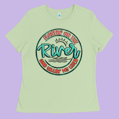 Floatin On The River Killin My Liver Ladies Tee Designed By Maliassmallbusiness