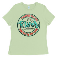 Matcha floatin on the river killin my liver Ladies Tee - MaliasSmallBusiness