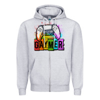 Gaymer Lgbtq Gaming Zipper Hoodie | Teevron