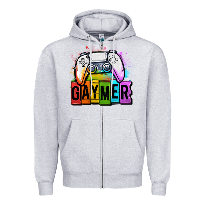 Gaymer Lgbtq Gaming Zipper Hoodie by OliviaCreatesArt | Teevron