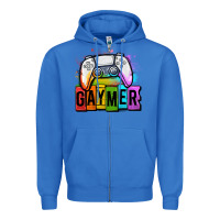 True Royal gaymer lgbtq gaming Zipper Hoodie - OliviaCreatesArt
