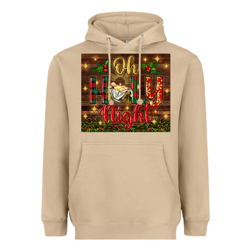 Oh Holy Night Heavyweight Hoodie by BundleAndBundleShop | Teevron