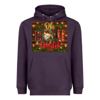 Plum oh holy night Heavyweight Hoodie - BundleAndBundleShop