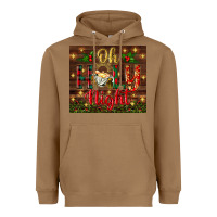 Toasted Coconut oh holy night Heavyweight Hoodie - BundleAndBundleShop