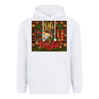 White oh holy night Heavyweight Hoodie - BundleAndBundleShop