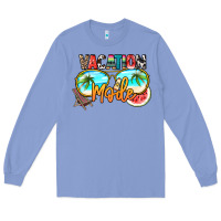 Colony Blue vacation mode Long Sleeve Tee - NancyCooperArtShop