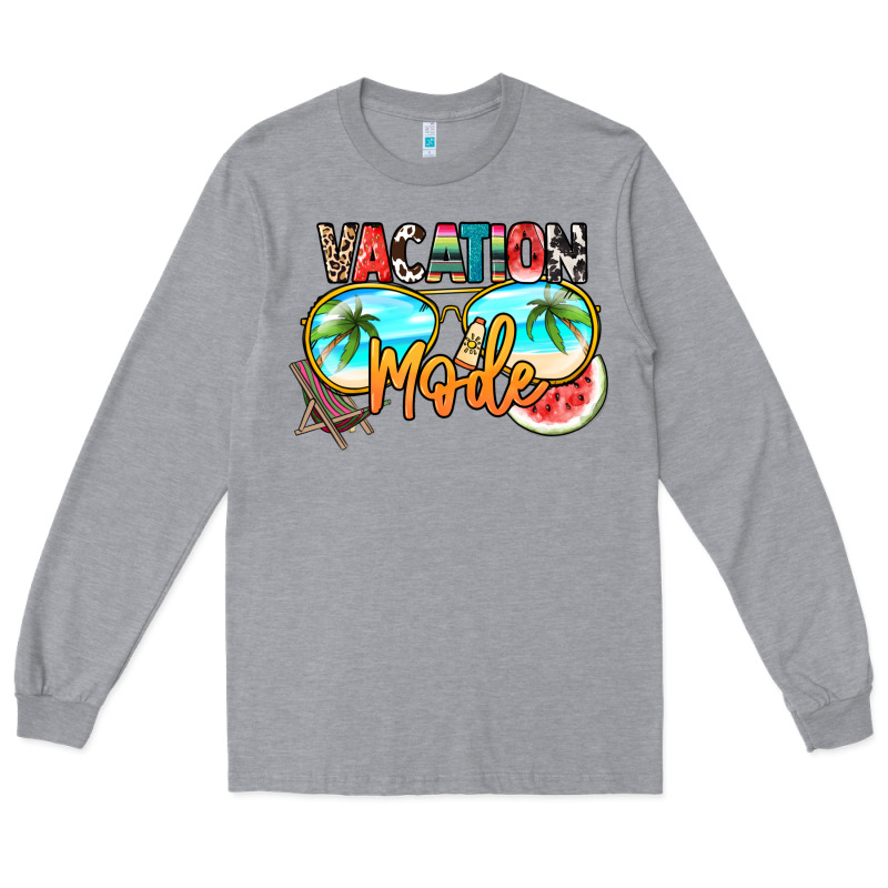 Vacation Mode Long Sleeve Tee by NancyCooperArtShop | Teevron