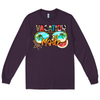 Plum vacation mode Long Sleeve Tee - NancyCooperArtShop