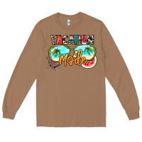 Toasted Coconut vacation mode Long Sleeve Tee - NancyCooperArtShop