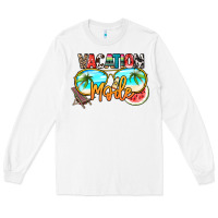 White vacation mode Long Sleeve Tee - NancyCooperArtShop