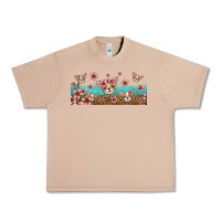 Burro floral chihuahua dogs Urban Heavy Tee - Jasminsmagicworld