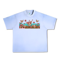 Grape Ice floral chihuahua dogs Urban Heavy Tee - Jasminsmagicworld