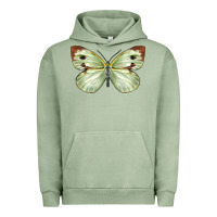 Pigment Oil Green Cabbage Butterfly Urban Hoodie - LillyAllenDesigns