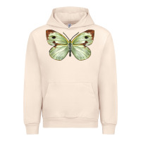 Sandshell Cabbage Butterfly Urban Hoodie - LillyAllenDesigns