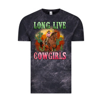 Cloud Black long live cowgirls artiststas Vintage Tee - Artiststas