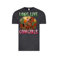 Vintage Black long live cowgirls artiststas Vintage Tee - Artiststas