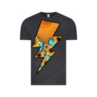 Vintage Black Lightning Bolt Vintage Tee - JahusDesignShop
