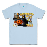 Dusty Blue wonderful time of the year halloween Classic Tee - LillyAllenDesigns