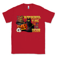 Red wonderful time of the year halloween Classic Tee - LillyAllenDesigns